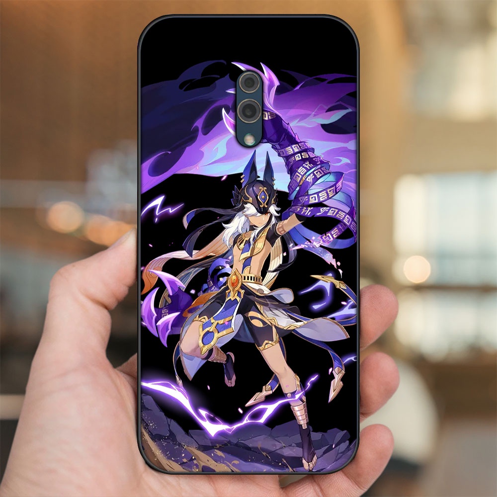 Ốp lưng Oppo K3 viền đen in hình Cyno Genshin Impact
