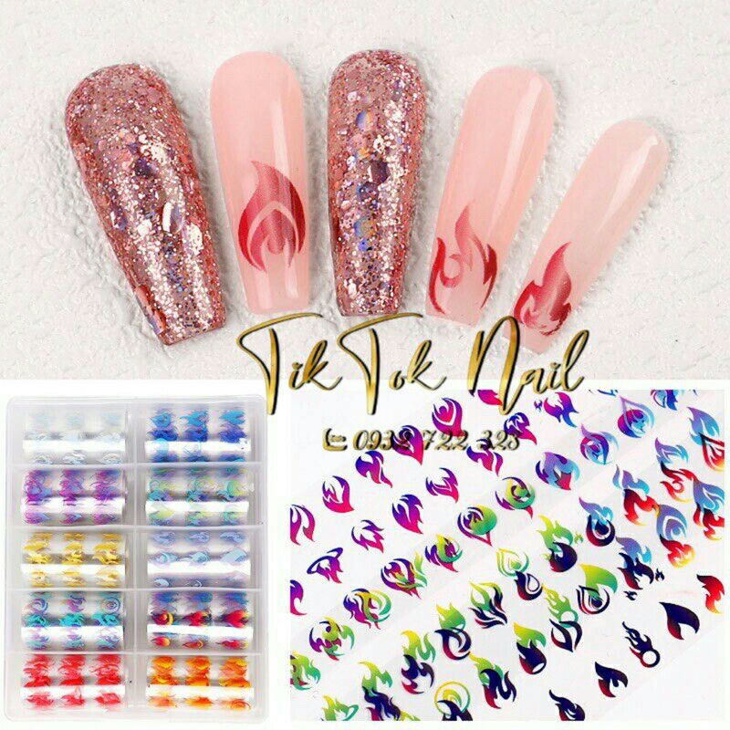 Fion trang trí dán móng tay