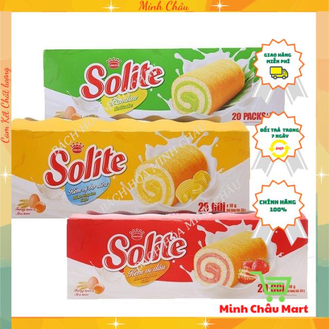 Bánh Bông Lan / Bánh Solite Hộp 20 Gói 360 Gam