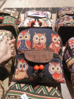 Balo thổ cẩm size nhỡ 22x 30