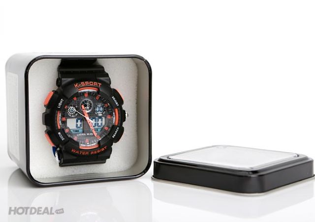 Đồng Hồ Hộp Điện Tử Có Kim Kiểu Dáng K-SPORT Chống Nước | BigBuy360 - bigbuy360.vn