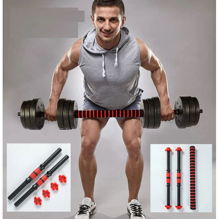 Tạ tay tạ đẩy kết hợp, 30KG 16 bánh tạ, tạ nam nữ tập gym tập thon tay, dụng cụ gym đa năng