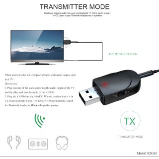 USB nhận tín hiệu Bluetooth 5.0 2 trong1 KN300