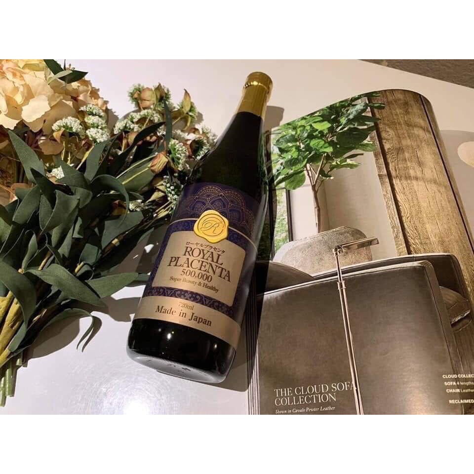 DATE 2023 - NƯỚC UỐNG TRẺ HÓA DA, MỜ NÁM, LÀM SÁNG DA ROYAL PLACENTA 500,000 720ML - 5152 | BigBuy360 - bigbuy360.vn