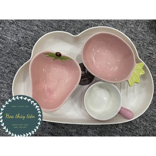 Gáo đựng thức ăn bằng sứ
