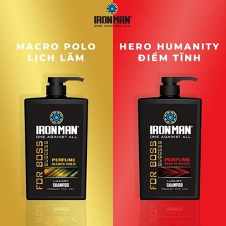 Dầu Gội Hương Nước Hoa Ironman For Boss Perfume Hero Humanity 650g(Thebol)