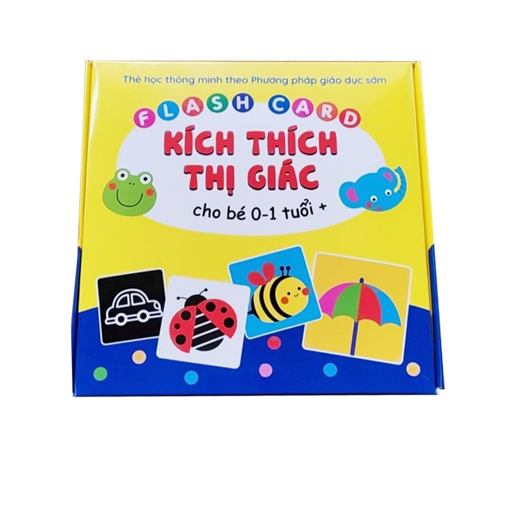 Thẻ Flash card kích thích thị giác cho bé từ 0-1 tuổi theo phương pháp giáo dục sớm