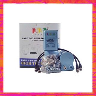 1 Bộ Nhận Tín Hiệu Vệ Tinh 2 Trong 1 Lnb C Band Tanaka T-80