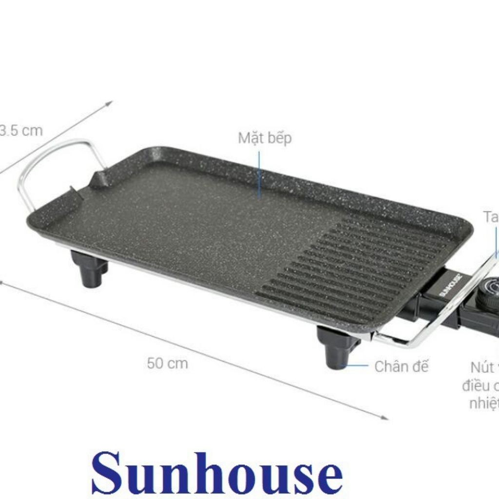 Bếp Nướng Điện SUNHOUSE SHD4607, Bếp Nướng Sunhouse SHD4607 Tốc Độ Nướng Nhanh, Tiết Kiệm Điện