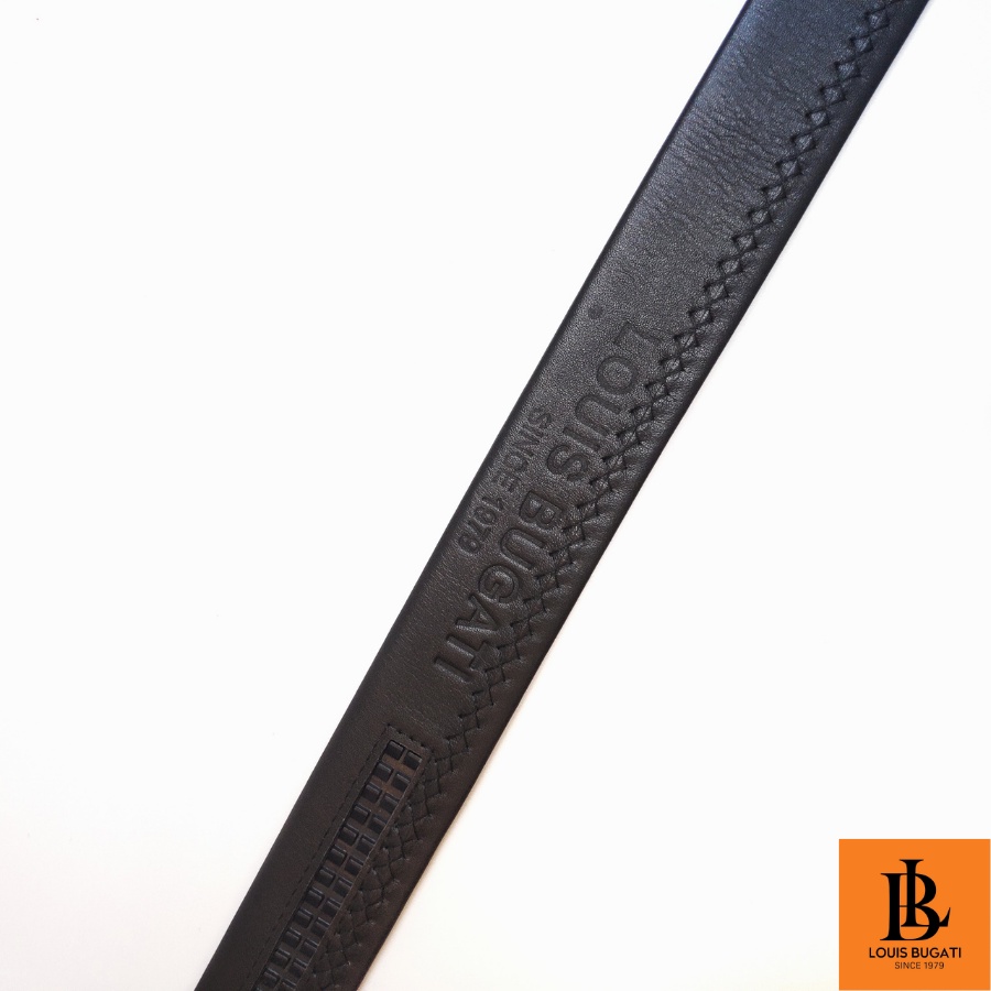 Thắt lưng nam da bò 3 lớp cao cấp LOUIS BUGATI LBD01 bảo hành 12 tháng