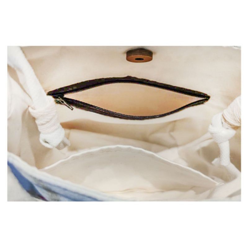 Túi xách đẹp cổ phong Hồ ly cáo chín đuôi bằng vải có nam châm và ngăn nhỏ