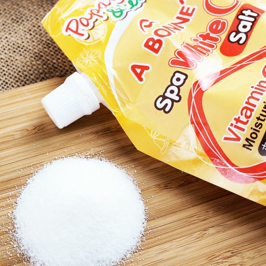 Muối Tắm A Bonne Spa Vitamin C Salt Chiết Xuất Chanh &amp; Đu Đủ 350g | Nuhuwaxing