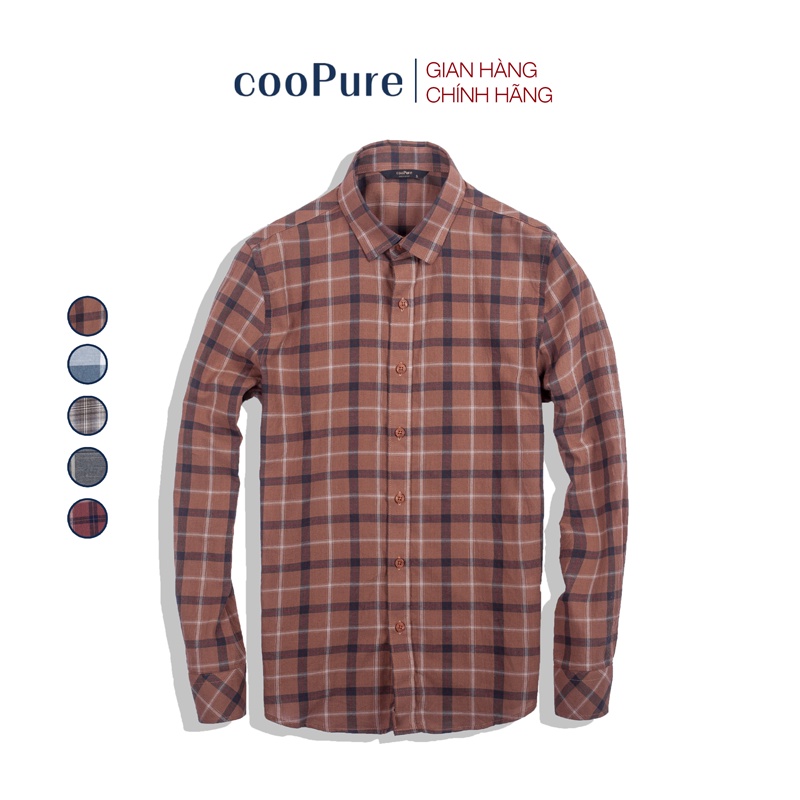 Áo sơ mi nam cooPure Extra Fine Cotton Casual, thiết kế hiện đại NO.1655 (5 màu) | BigBuy360 - bigbuy360.vn