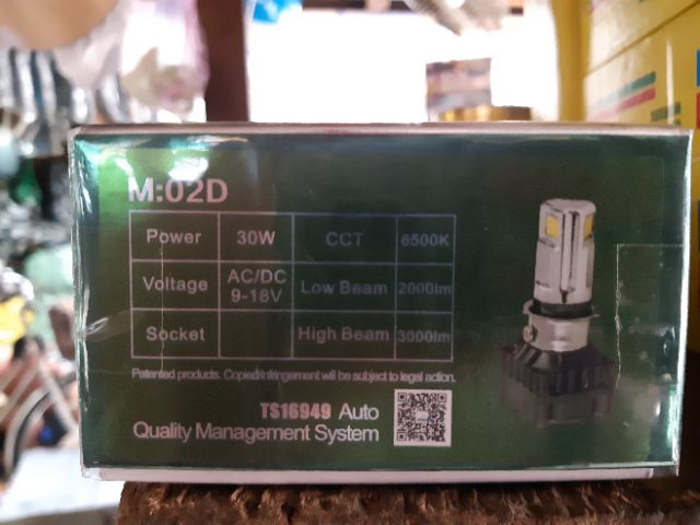 Đèn LED RTD 3 bóng và 6 bóng. Hàng chuẩn loại 1. Phù hợp mọi loại xe.