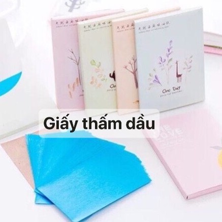 Giấy thấm dầu gói 50  - 100 tờ hàng Nội Địa Trung