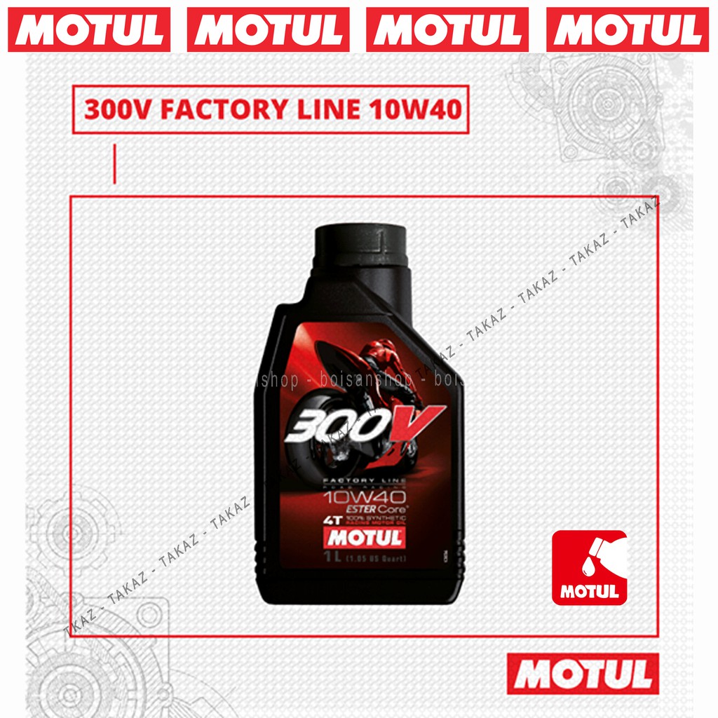 Nhớt Motul 300V 10W40 Ester Core 1L Price VN Loại 1 tem