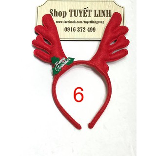 Cài tóc noel sừng tuần lộc loại lớn :45k /c