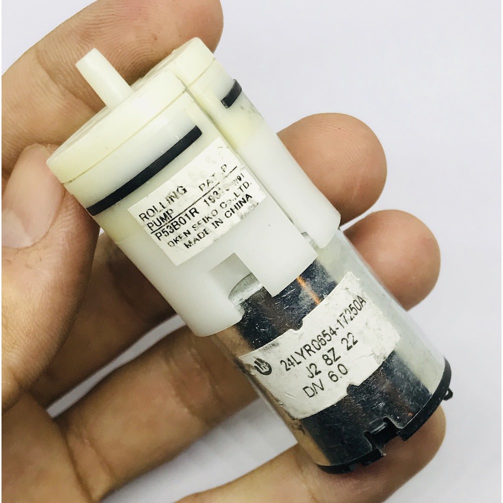 Máy bơm không khí bơm oxy mini OKEN Seiko motor 370 DC 6V