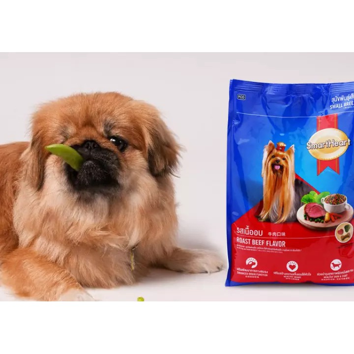 Thức Ăn Hạt Cho Chó Nhỏ SmartHeart Small 🐶 FREE SHIP 🐶 Roast Beef Flavor Vị Bò 400g