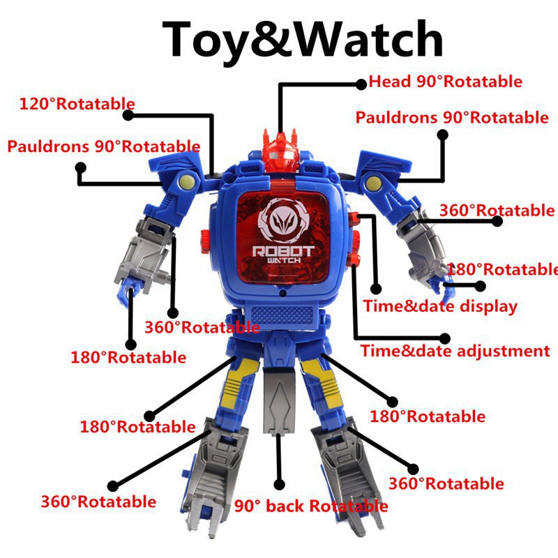 Đồng Hồ Robot Đồ Chơi Biến Hình Cho Bé | BigBuy360 - bigbuy360.vn