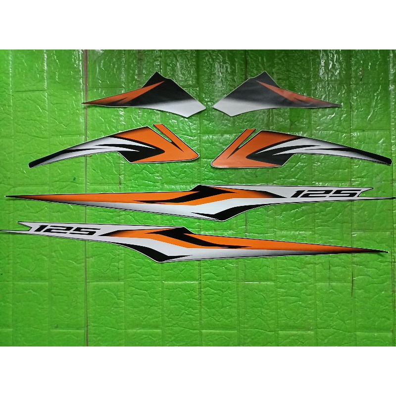 Bộ tem Airblade 125 màu cam đen 2013