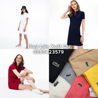 Váy cá sấu dòng polo vải bông xuất Á