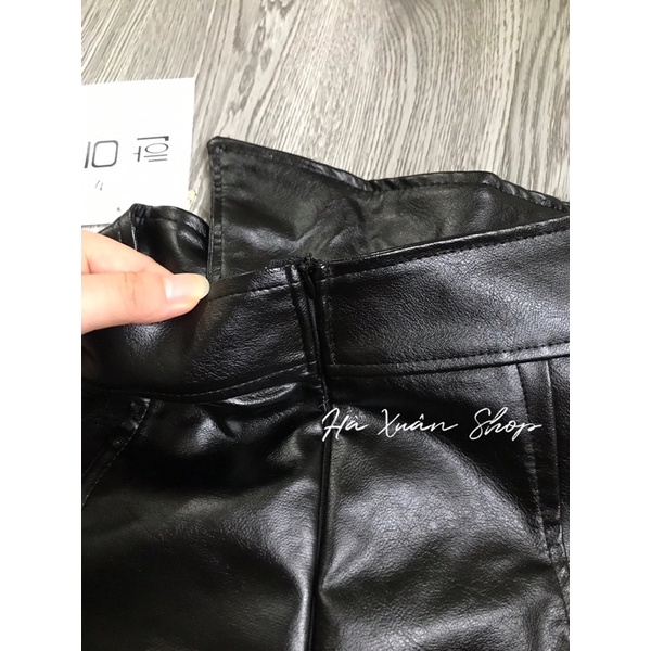 Quần Da Giả Váy Vạt Chéo 3 Cúc ❤️GIẢM 30%❤️Quần Giả Váy Da | BigBuy360 - bigbuy360.vn