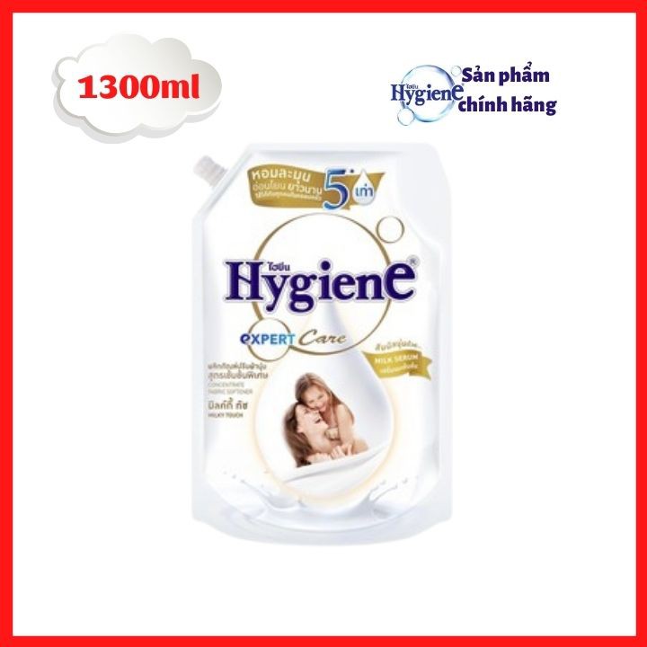 Nước xả vải đậm đặc Hygiene 1300ml/túi - Nước xả vải được ưa chuộng tại Thái Lan - Tomchuakids