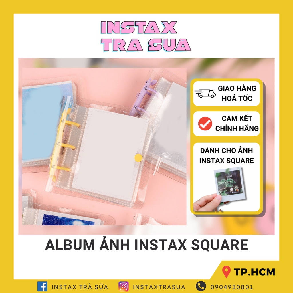 ALBUM INSTAX SQUARE - BÌA CÒNG (40 ảnh)