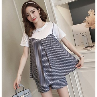 Bộ đồ bầu mùa hè dễ thương