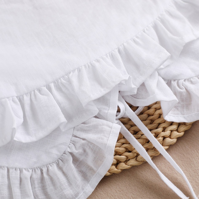 Cổ Áo Giả Nhún Bèo Thời Trang Mùa Hè Cho Nữ