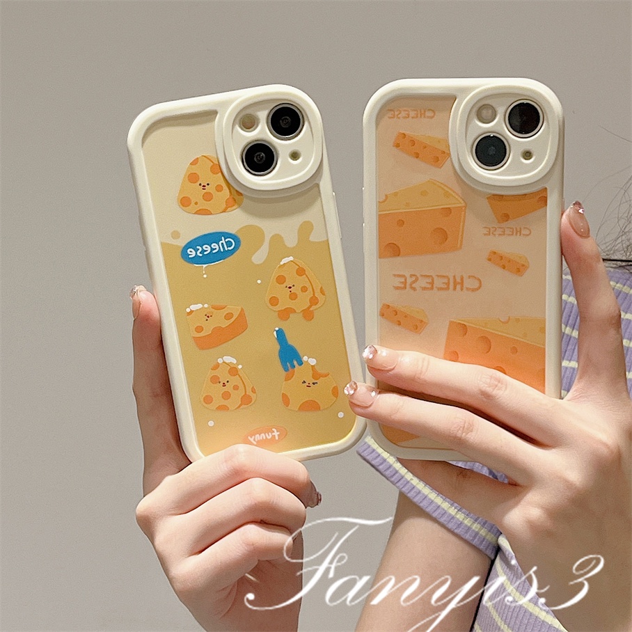 Ốp Điện Thoại Silicon Mềm Họa Tiết Phô Mai Dễ Thương Cho iPhone 13 12 11 Pro Max X XR Xs Max 8 7 Plus SE 2020