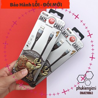 Cáp iphone, cáp type c wk con voi wdc 079i -cáp sạc nhanh bọc dù chống đứt gãy siêu bền