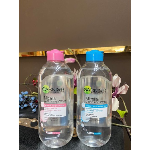 Nước tẩy trang Garnier Micellar Cleansing Water 400ml - Nhập khẩu hính hãng