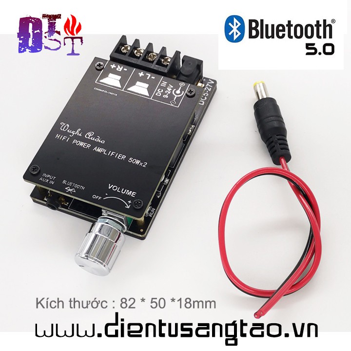 Mạch khuếch đại âm thanh HiFi Bluetooth 5.0 100W