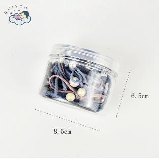 Set 12 dây buộc tóc kiểu dáng đơn giản cho nữ