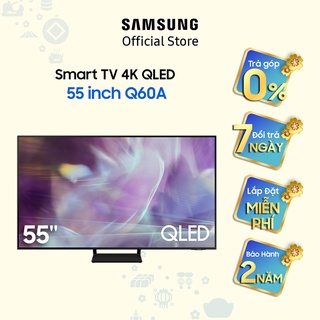 [Mã ELMALL1TR giảm 5% đơn 3TR] Smart Tivi Samsung 55 Inch QLED 4K QA55Q60AAKXXV – Model 2021 – Miễn phí lắp đặt