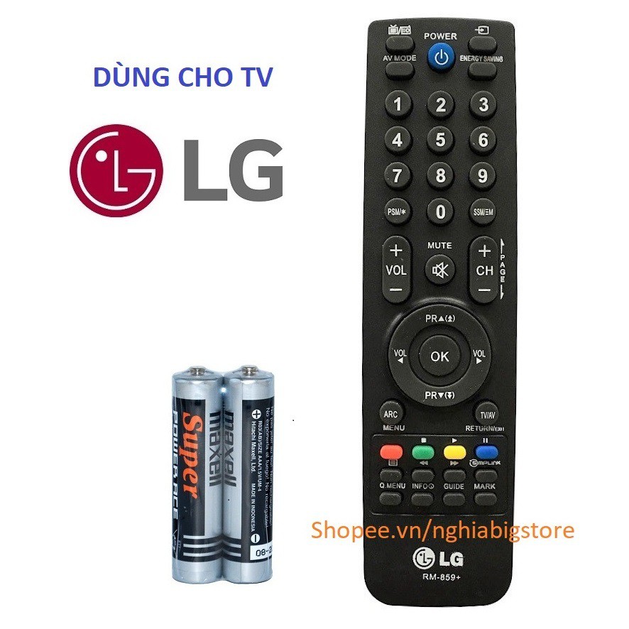 Remote Điều Khiển Tivi LG, TV LCD, LED RM-859