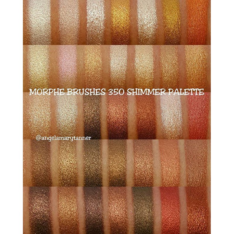 BẢNG MẮT MORPHE 350S ( Shimmer – dòng Full nhũ ) NATURAL GLOW SHIMMER PALETTE