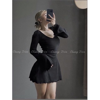[ CHANG TRÒN ] Đầm Gân Xoè Bigsize