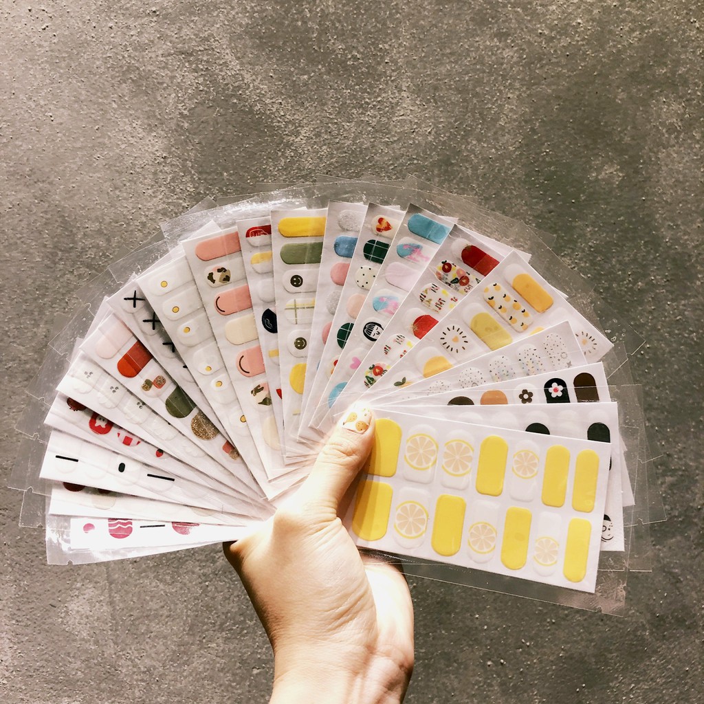 Dán móng tay - sticker dán móng 3D không thấm nước siêu xinh - Nhiều mẫu mã tự chọn - 17 - Tất Siêu Rẻ