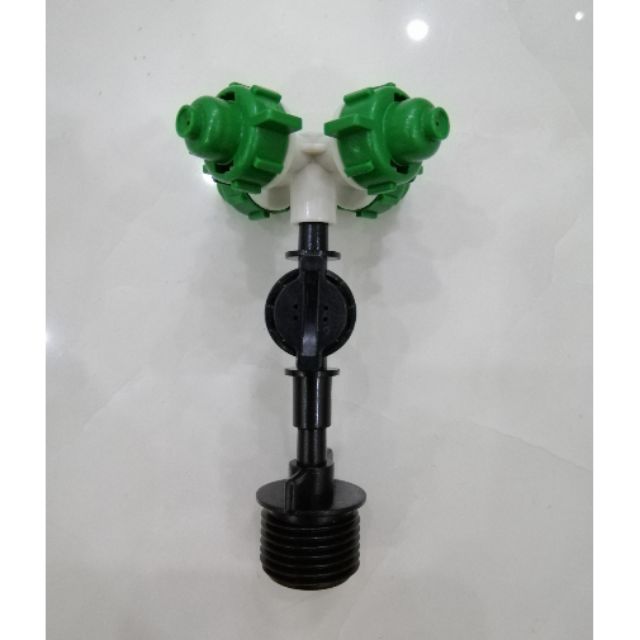 Béc phun sương 4 hướng, chân ren 21, bù áp chống rỉ.