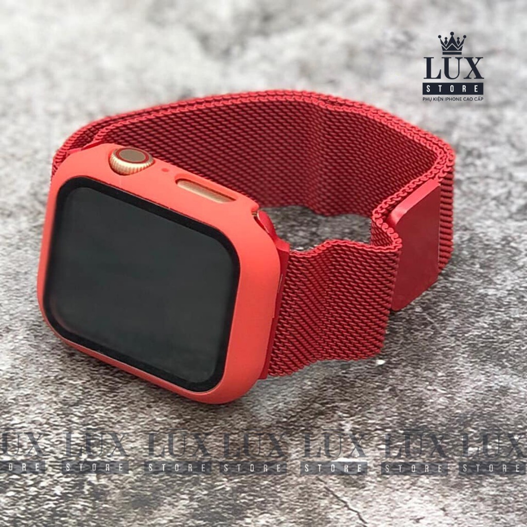 Dây thép Apple Watch COteeCi cho Apple Watch đồng Hồ Thông Minh iWatch 1/2/3/4/5/6/SE size 38/40/42/44mm