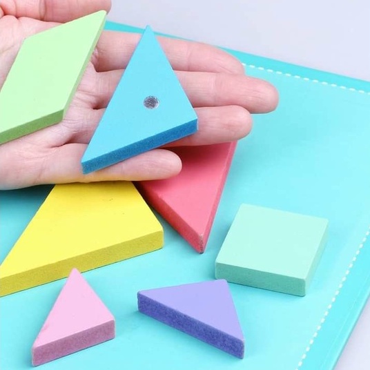 Đồ chơi xếp hình gỗ tư duy TANGRAM 7 mảnh