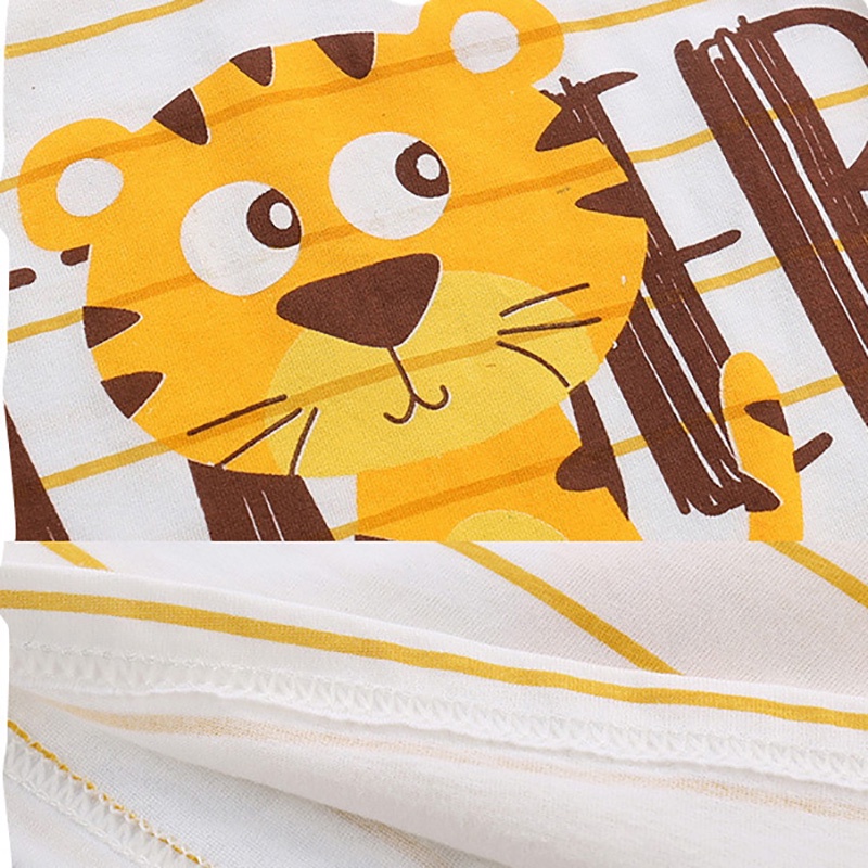 Set Đồ 2 Món Gồm Áo Thun Sát Nách In Họa Tiết Hoạt Hình + Quần Dễ Thương Cho Bé 0-4 Tuổi