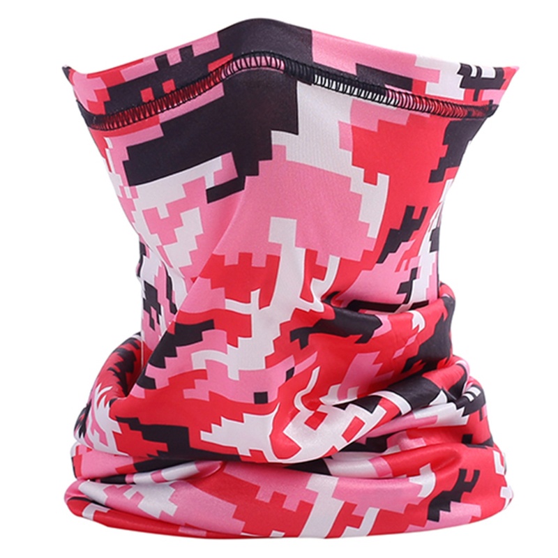 Khăn Choàng Cổ Bandana Thể Thao Hình Tam Giác Họa Tiết Hoa Màu Neon Sáng Phong Cách Hip Hop Unisex