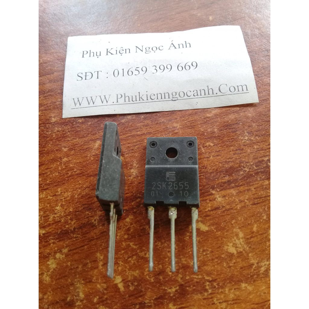 2SK2655,K2655 ,2655 Mosfet  kênh N chịu dòng 8A 900V hàng bóc máy