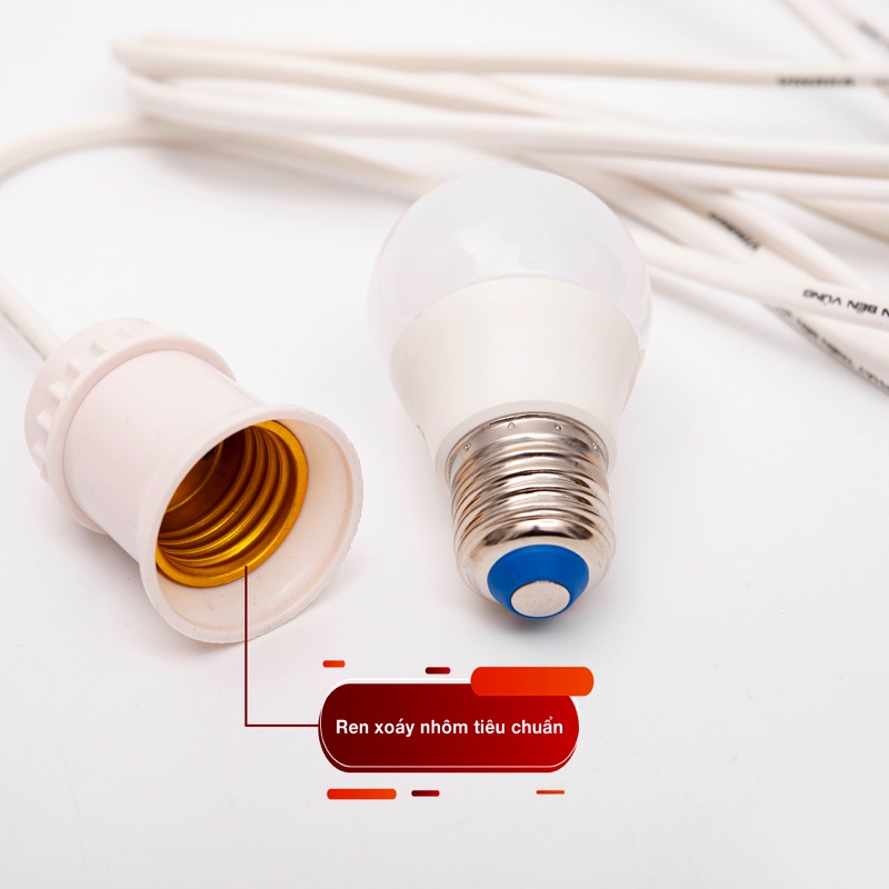 Đui đèn liền dây E27 công tắc treo VINAKA PLD