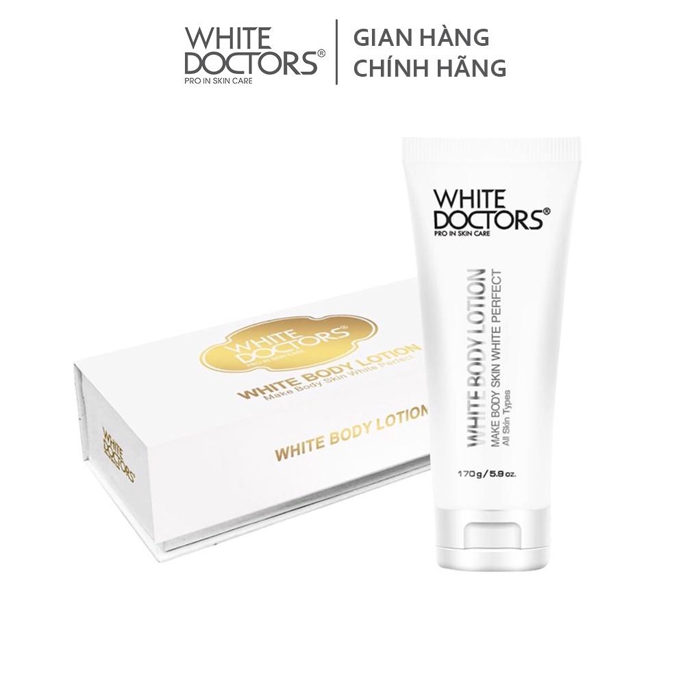 Kem làm trắng toàn thân White Doctors White Body Lotion tươi trẻ làn da 170g