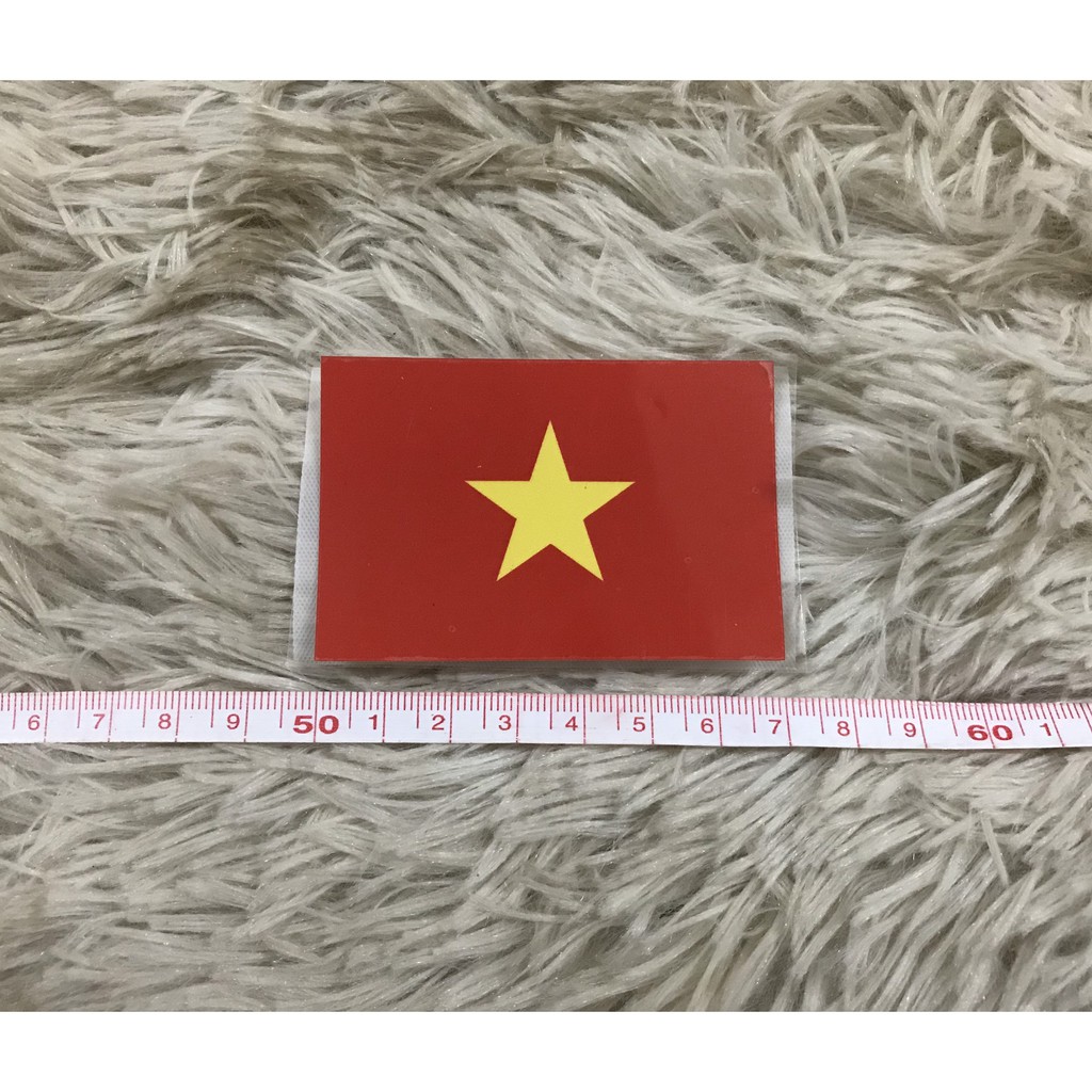Hình ủi áo chuyển nhiệt - mẫu logo cờ Việt Nam